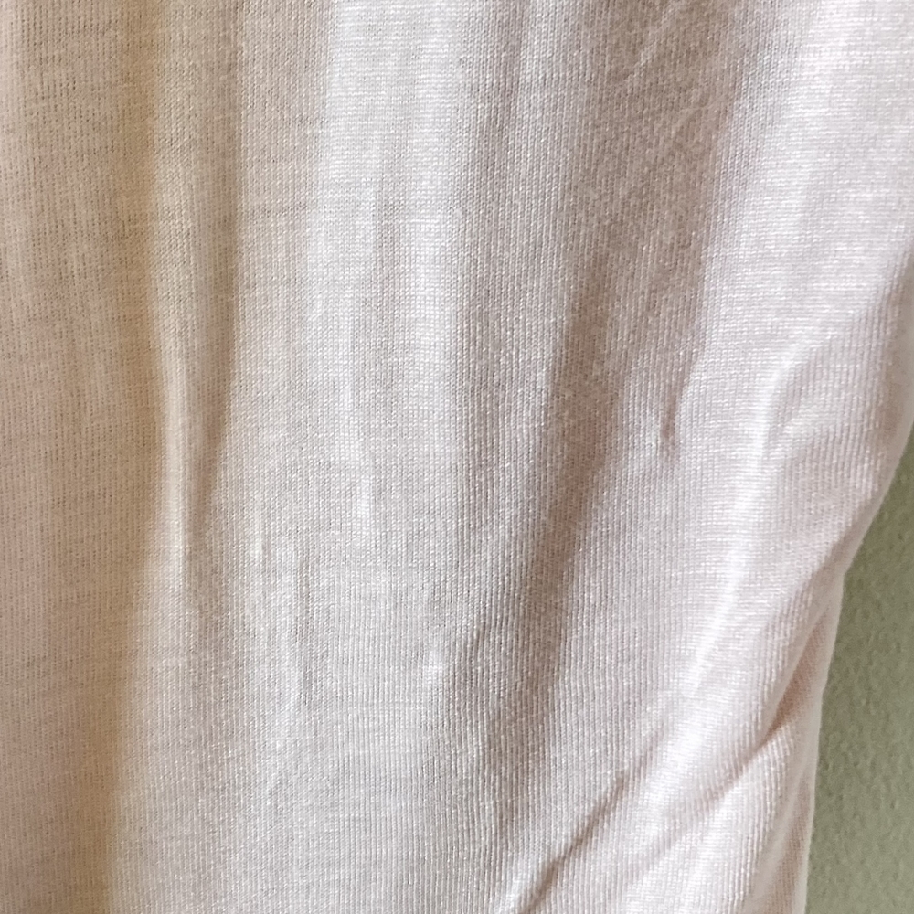Ted Baker Satin Chiffon Feel Front Top - Jersey Back - Size 1 (Small Size 8) - Picture 5 of 14
